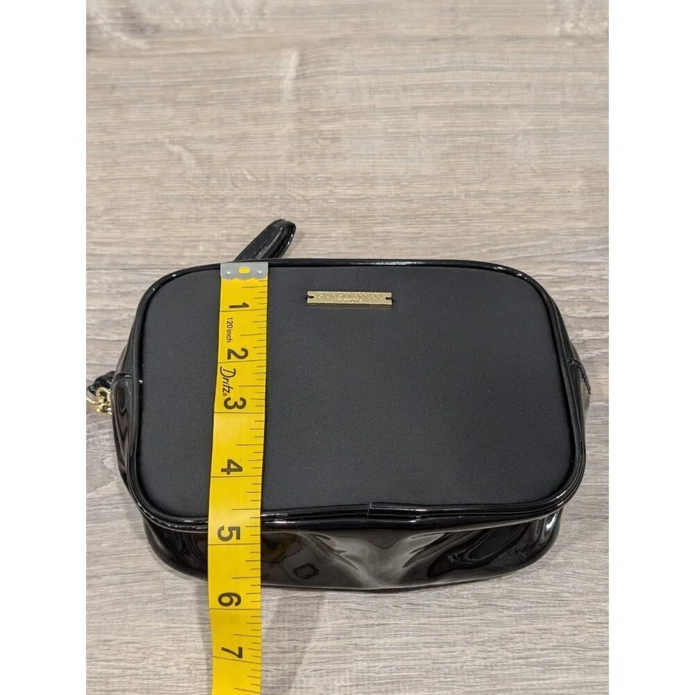 Giorgio Armani Parfum Black Gold Cosmetic Bag Jewelry Case Wristlet Full-zip